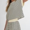 Striped Knit Lounge Set