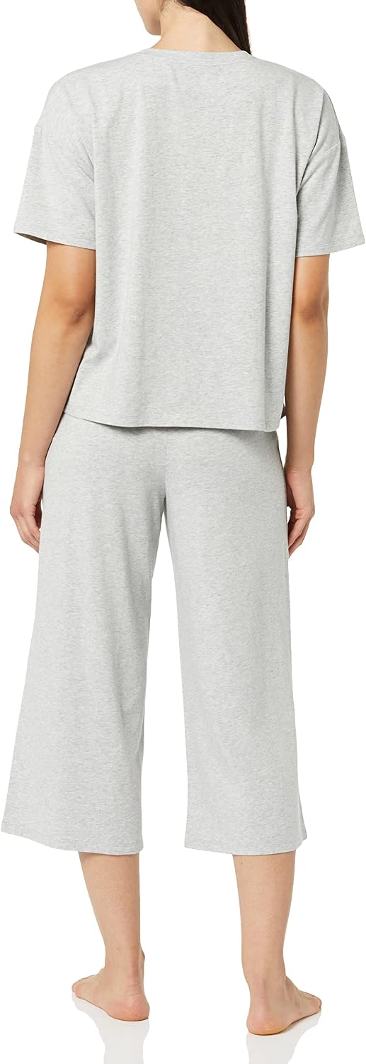 Cotton Modal Knit Capri Pyjama Set