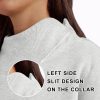 Oversized Mock Neck Sweatshirt