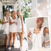 Ruffle Pajama Set with Tank and Shorts