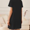 Button Down Nightgown for Women