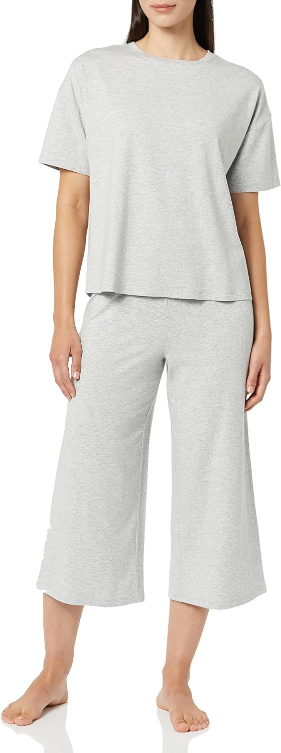 Cotton Modal Knit Capri Pyjama Set