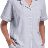 Cotton Pyjama Set with Short Sleeves