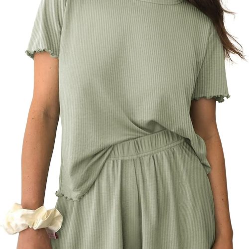 Ribbed Knit Pyjama Set