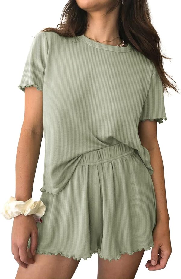 Ribbed Knit Pyjama Set