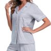 Cotton Pyjama Set with Short Sleeves