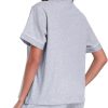 Cotton Pyjama Set with Short Sleeves